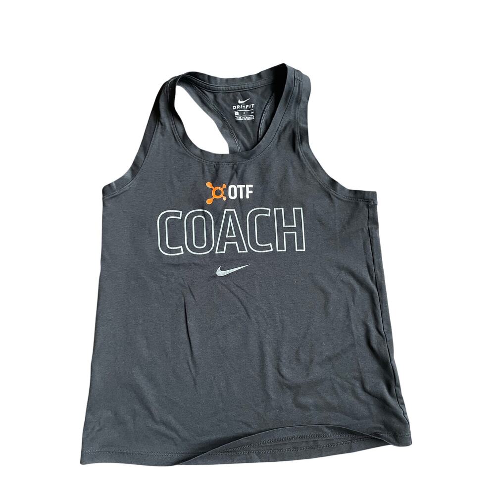 Orangetheory Nike Coach Tank Top Black Small OTF